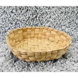 Wicker Basket Small Home Decor Any Room Farmhouse Style 3inX4inX6in Brown